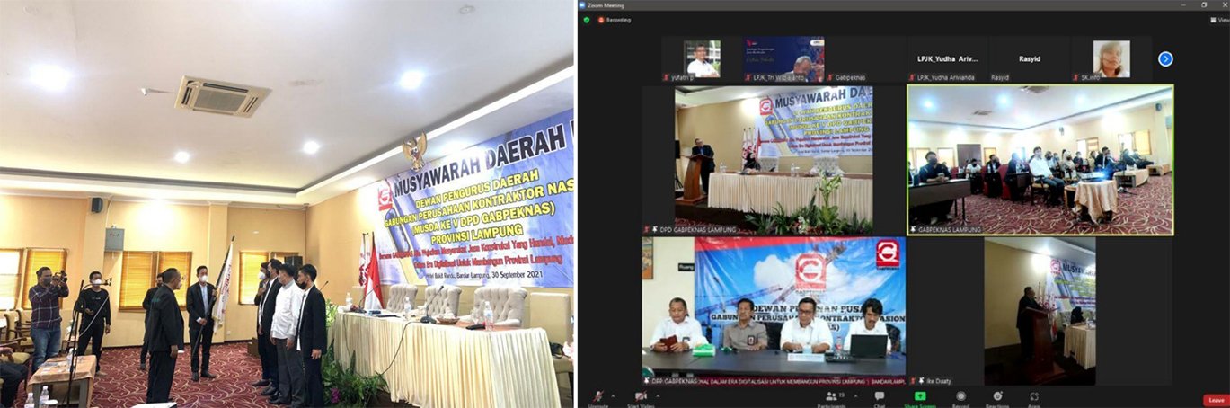Musda DPD Gabpeknas Lampung Tingkatkan Kerjasama Dengan Pemerintah Daerah