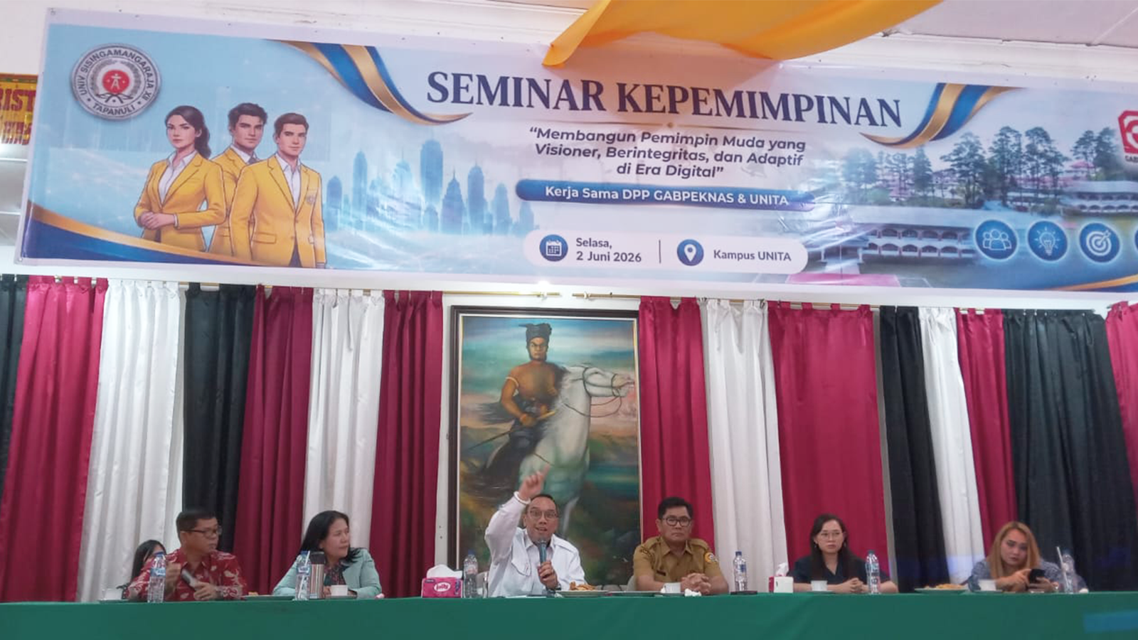 GABPEKNAS Gelar Seminar “Membangun Pemimpin Muda yang Visioner, Berintegritas, dan Adaptif di Era Digital” di Tapanuli Utara